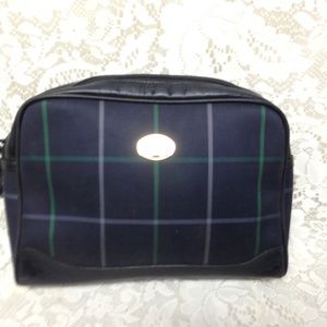 Burberry Blue Plaid, Clutch Cosmetic Bag - image 1